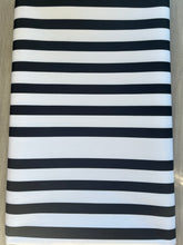 Load image into Gallery viewer, Black and White Stripe Polyproof  Waterproof Fabric