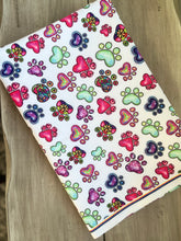 Load image into Gallery viewer, Cool Colors Puppy Paws Polyproof Waterproof Fabric