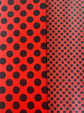 Load image into Gallery viewer, Ladybug Picnic Polla Dot 12 inch roll
