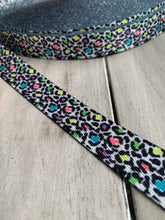 Load image into Gallery viewer, Leopard print seatbelt webbing-1.0 inch