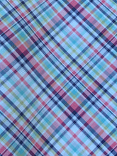 Load image into Gallery viewer, Navy Blooms~Plaid