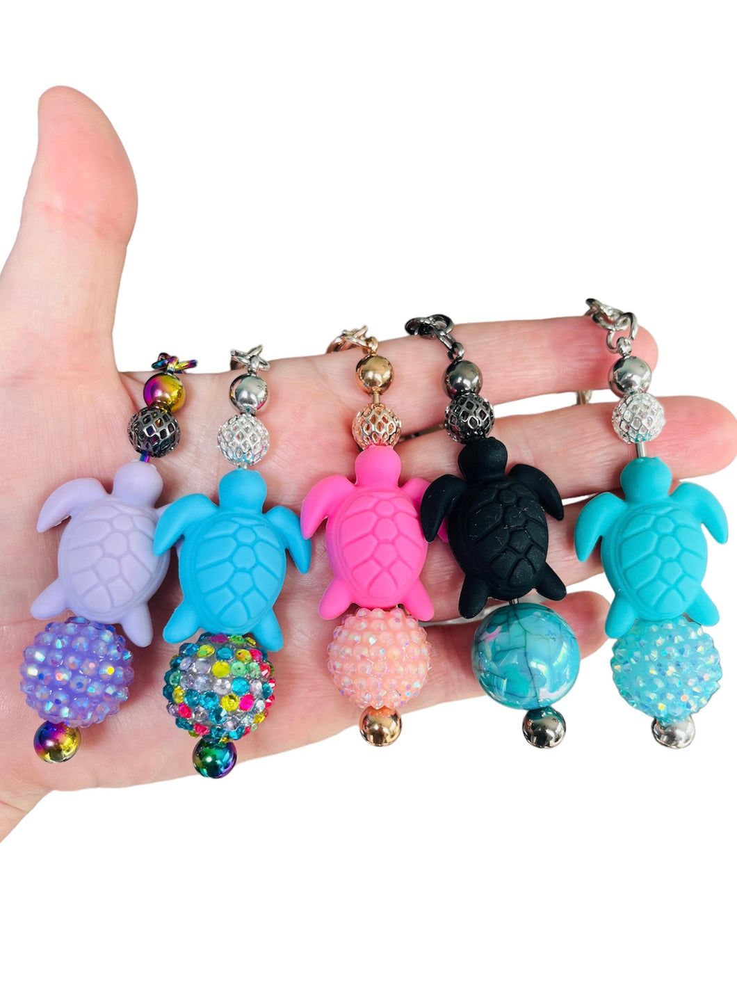 5 turtle Keychain Bundle