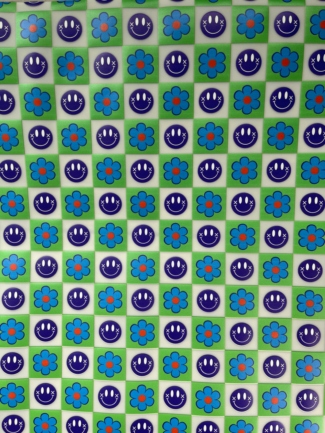 Smiles and Flowers printed Jelly