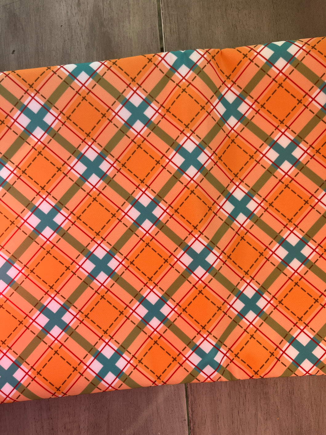 Orange Plaid  Polyproof