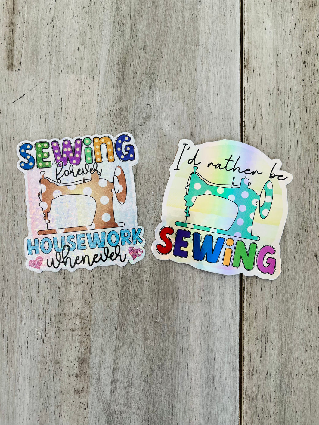 Sewing stickers