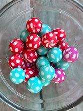 Load image into Gallery viewer, 15 mm  polka dot bead
